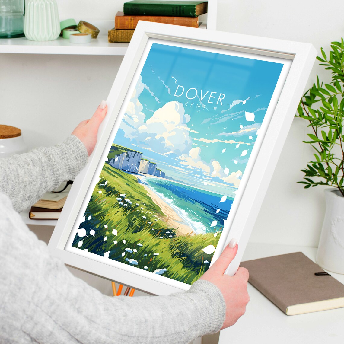 Dover Print White Cliffs Of Dover - Image 4