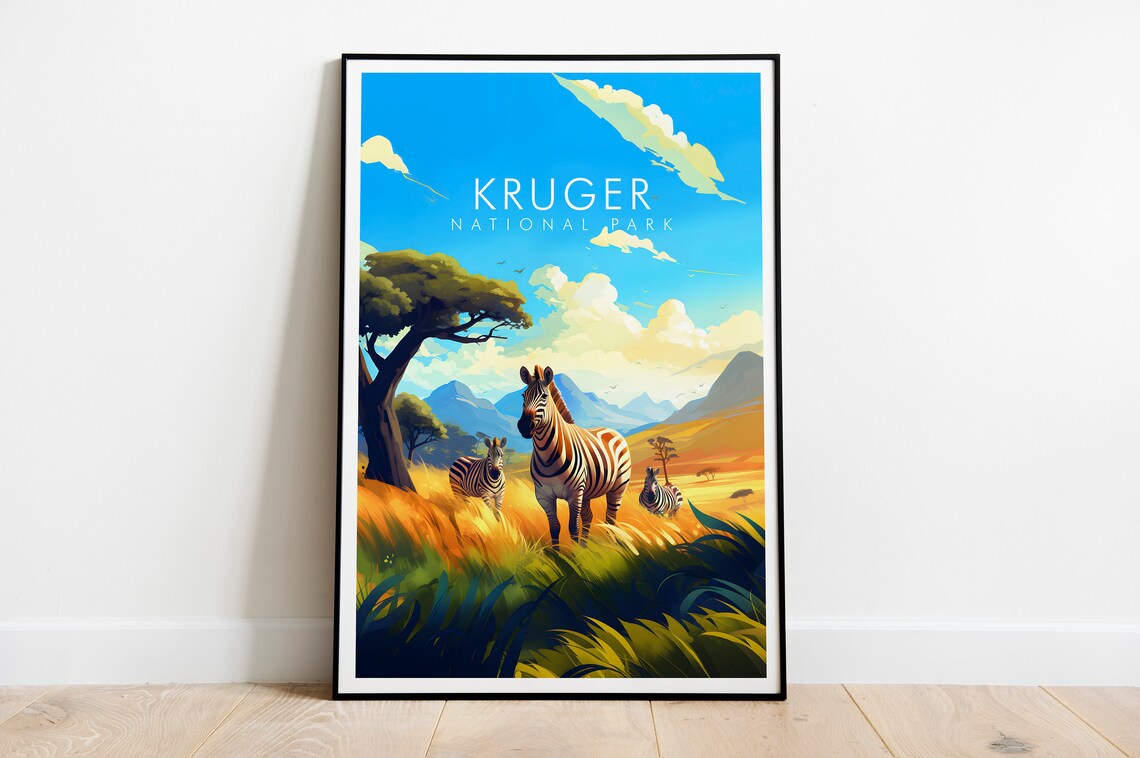 Kruger National Park Print South Africa - Image 2