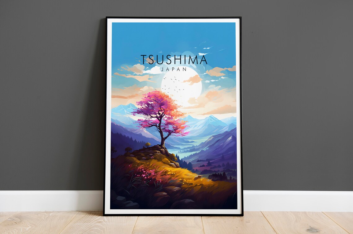 Tsushima Island Print Japan