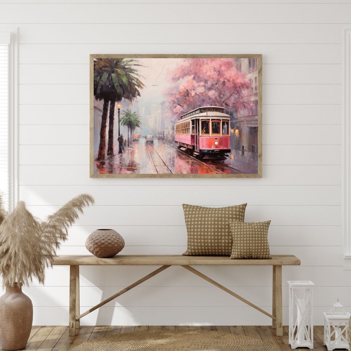 San Francisco Retro Pastel Vintage Art Print - Image 3
