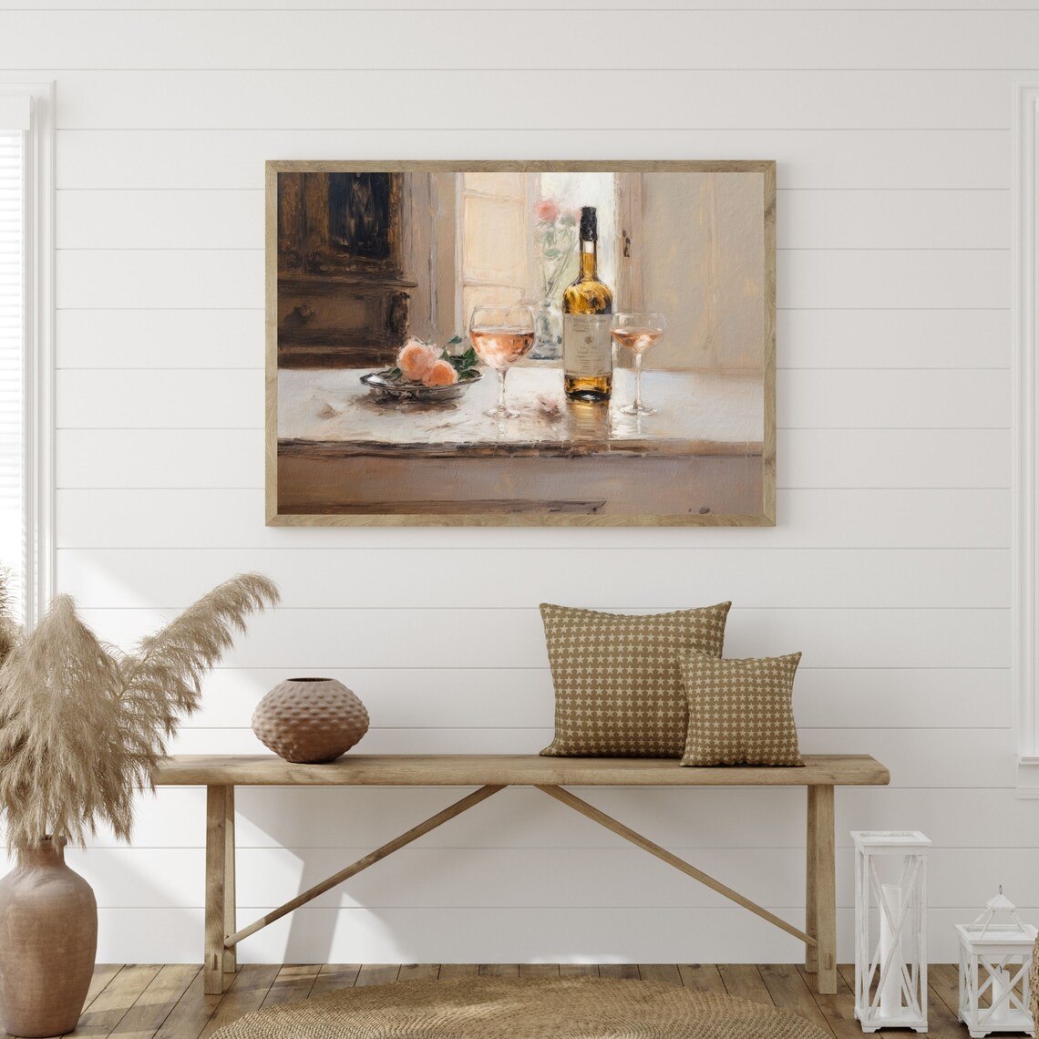 Rustic Still Life Painting, Retro Vintage Art Print - Image 3