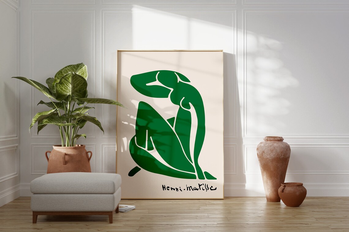 Minimalist Matisse Art Print, Modern Abstract Poster