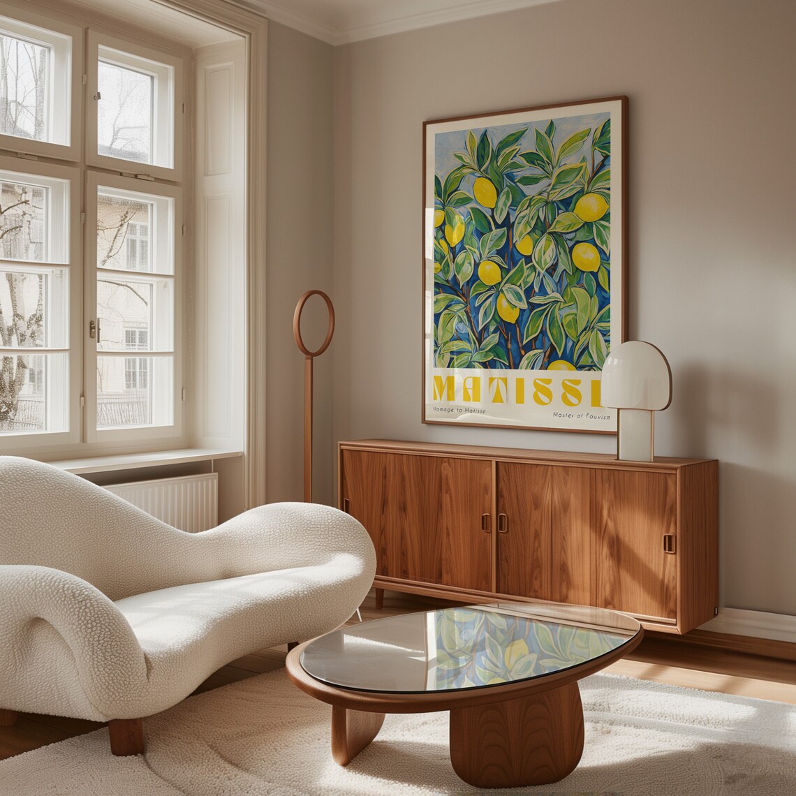 Matisse Lemons Mediterranean Botanical Art Print - Image 2