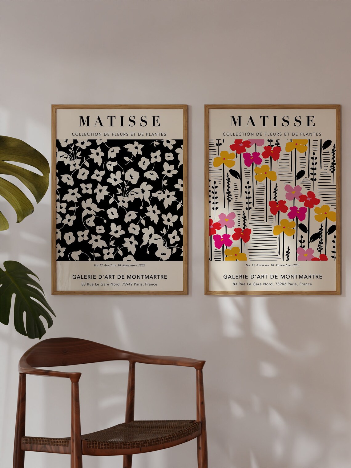 Matisse Floral Botanical Art Print, Minimal Botanical - Image 2