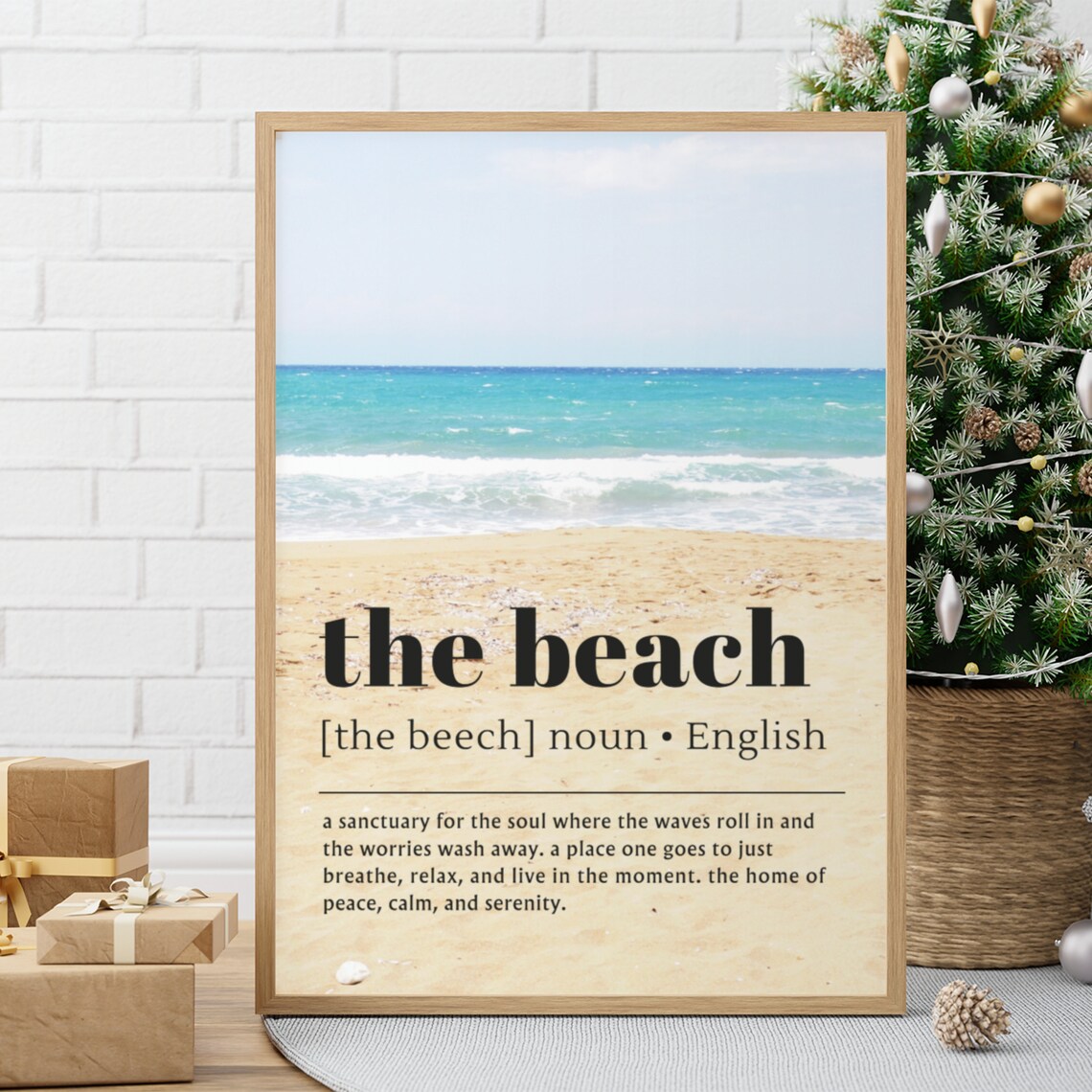 Beach House Definition Print, Coastal Decor Poster - Image 2