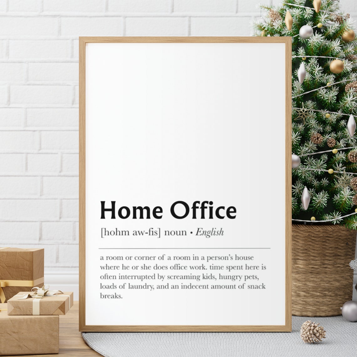 Funny Home Office Definition Print Home Office Wall Art Work From Home Art Definition Print Office Wall Decor Instant