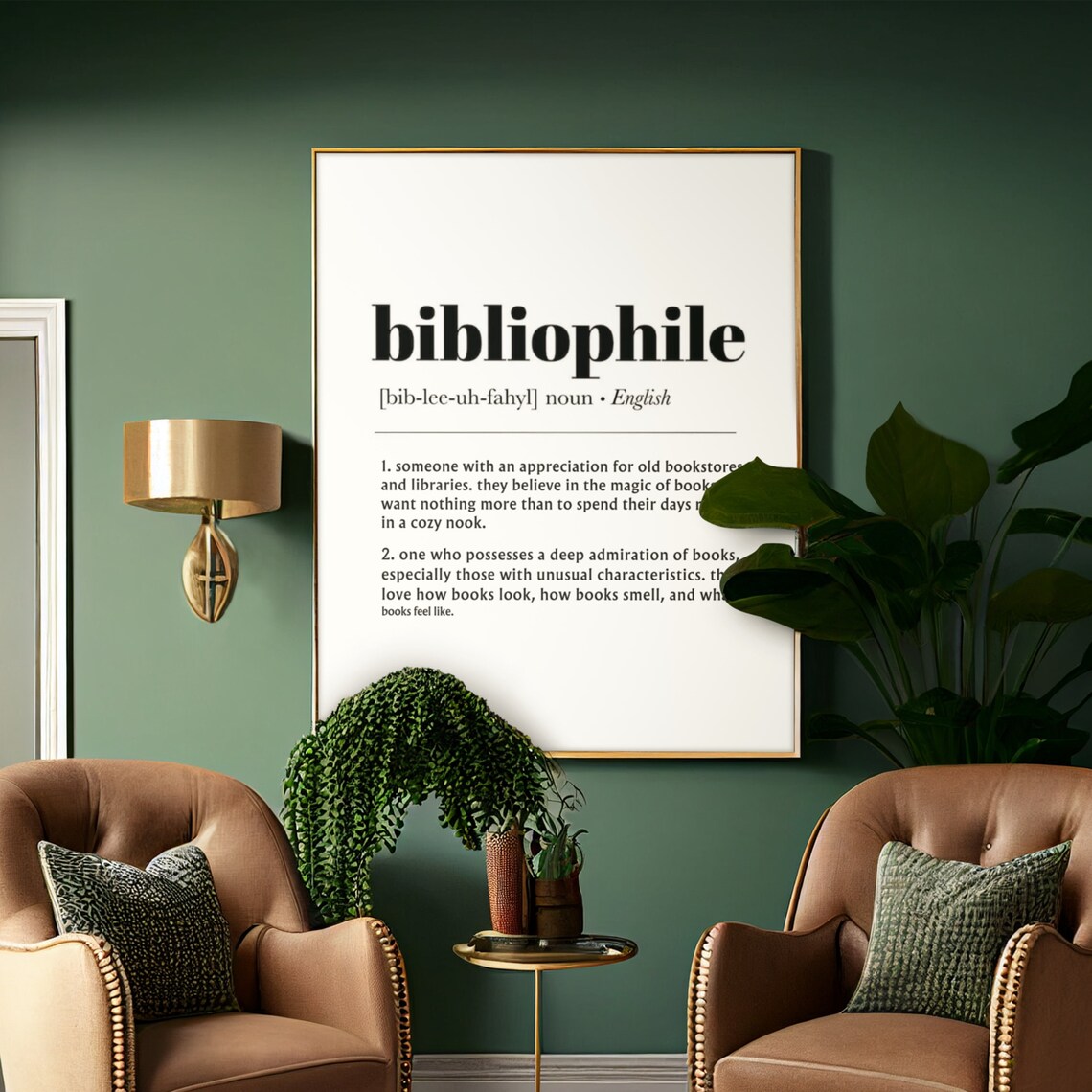 Bibliophile Definition Book Lover Art Print - Image 3