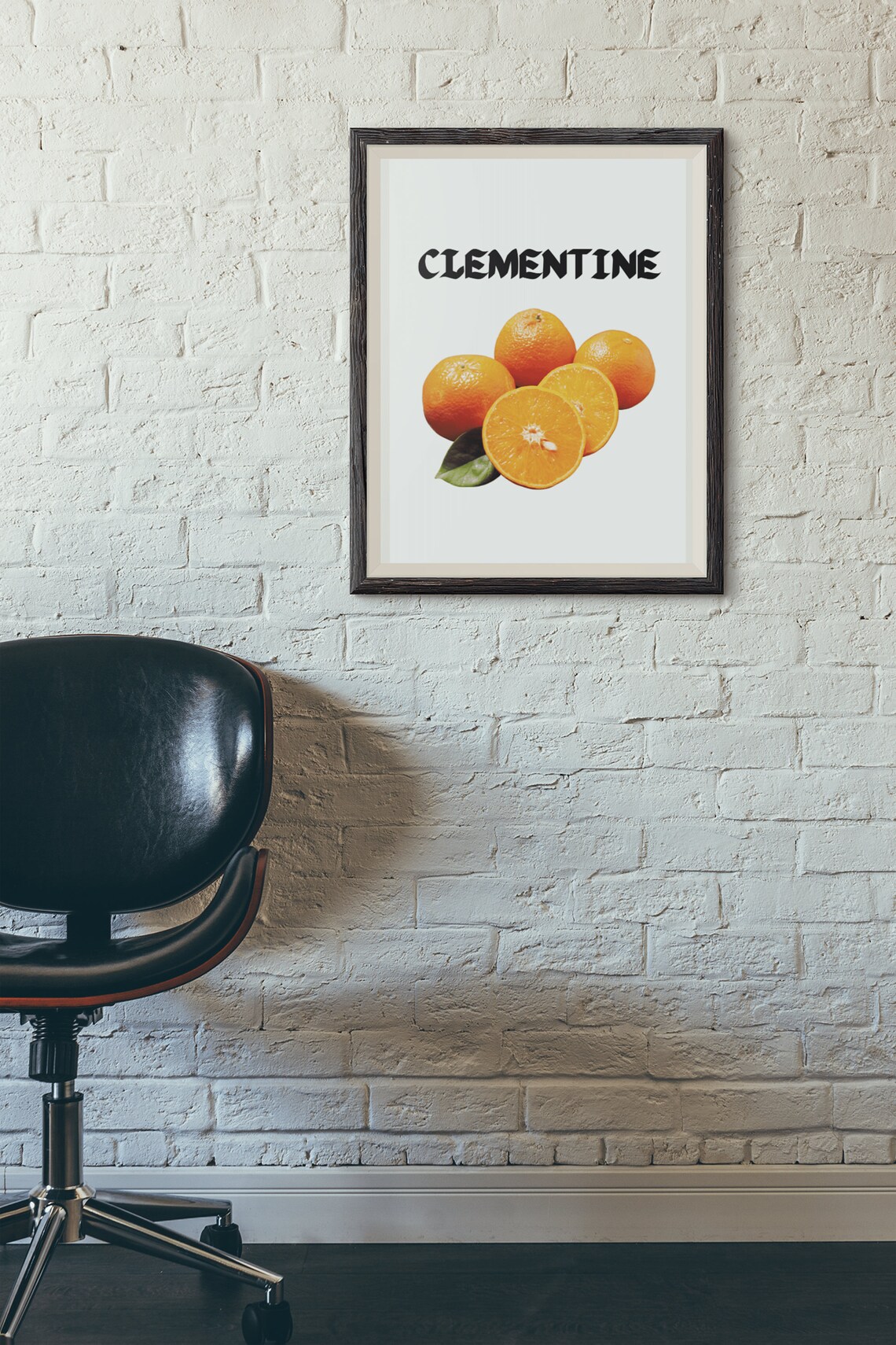 Clementine Fruit Prints Kitchen Art Print Homeschool Print Nursery Room School - Image 3