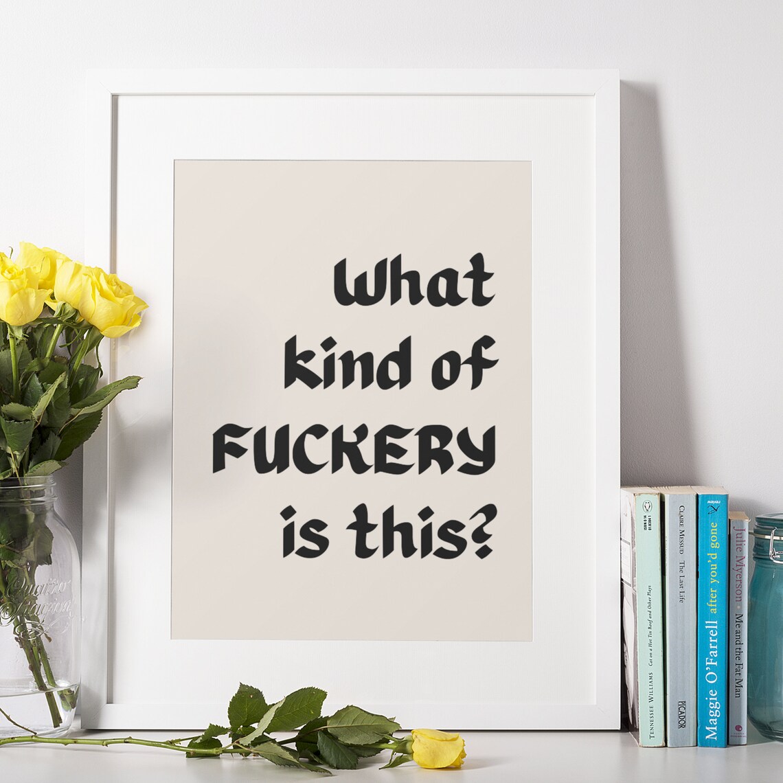 What Kind of Fuckery Funny Quote Office Humor Coworker Wall Poster - Image 2
