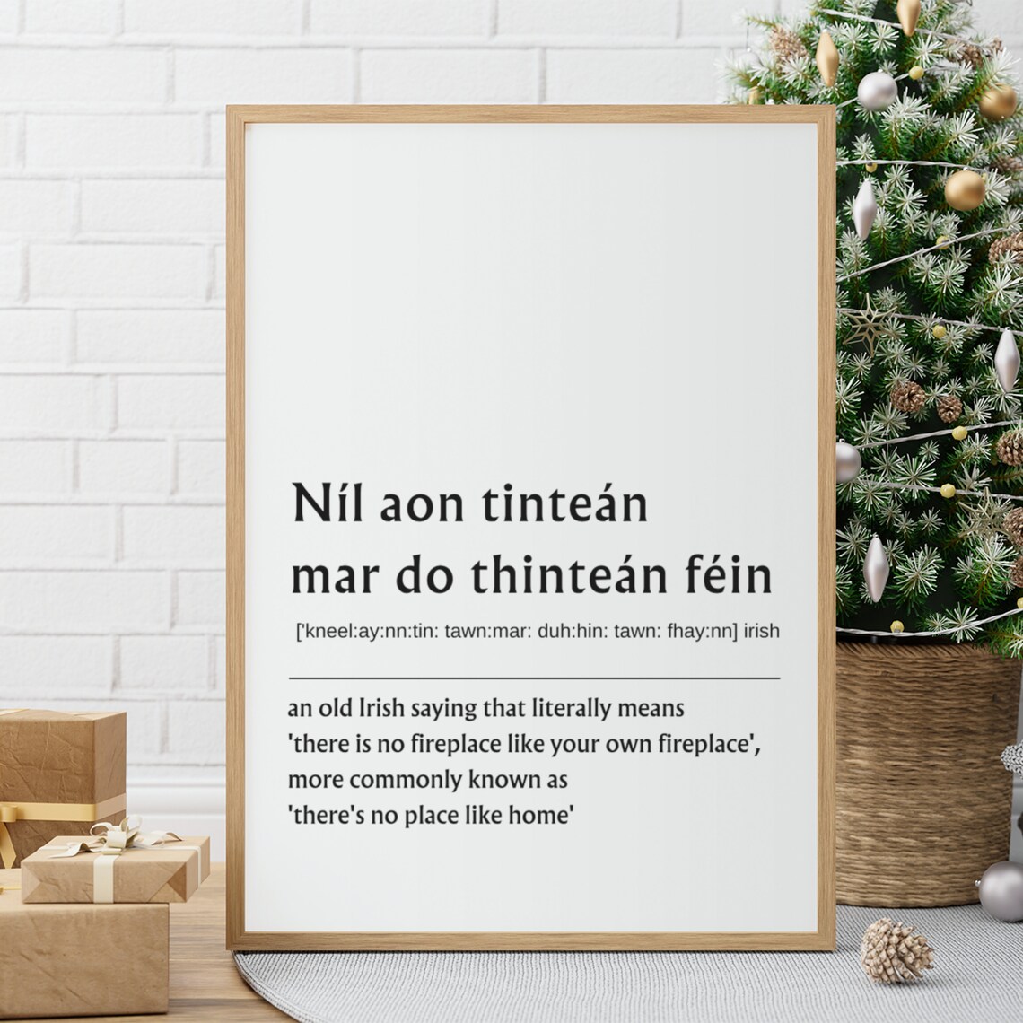 There's No Place Like Home Irish Proverbs Art Print - Image 9