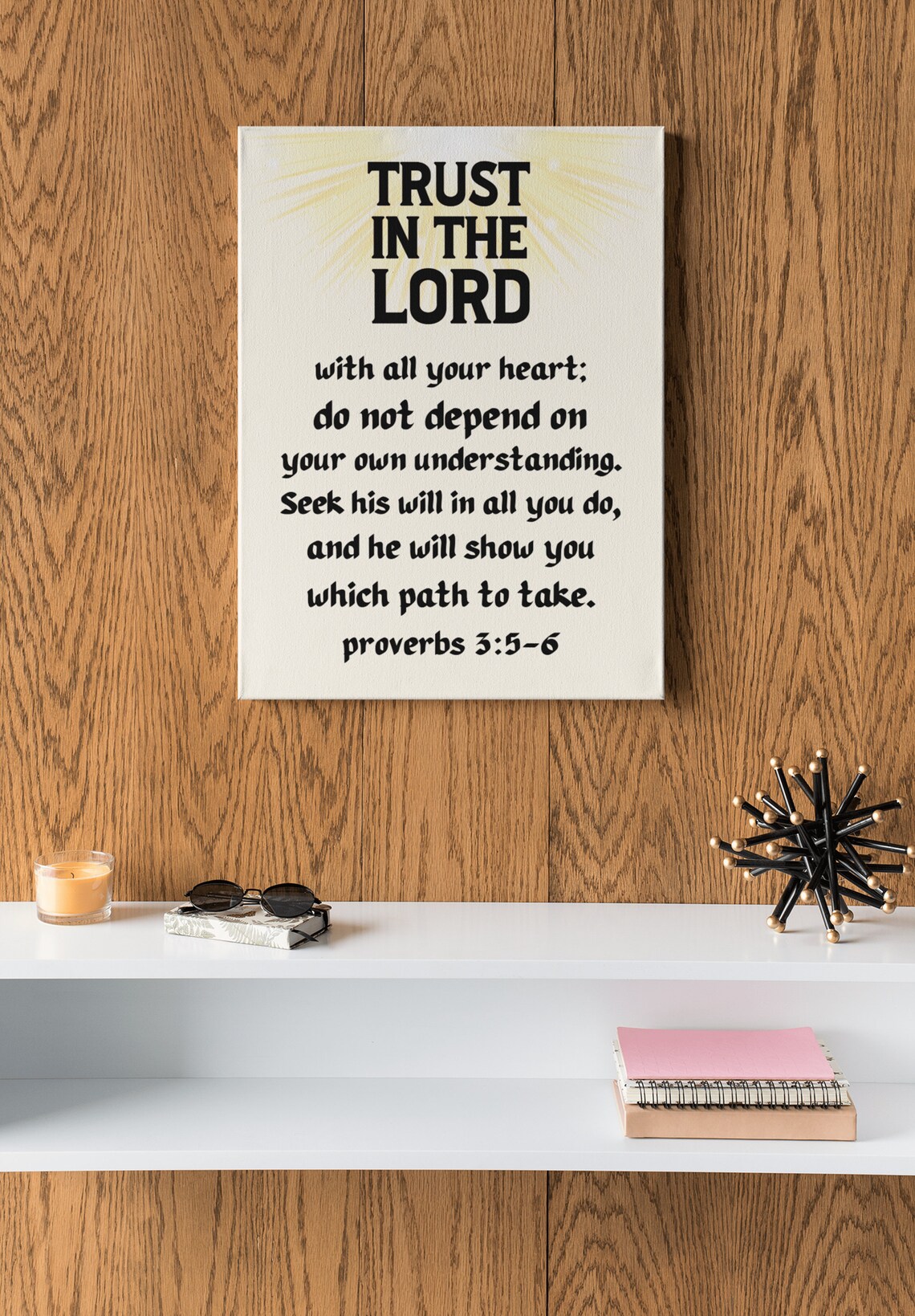 Proverbs 356 Print Christian Spiritual Prints Quote Affordable Religious Gift Religious Art Decor - Image 2