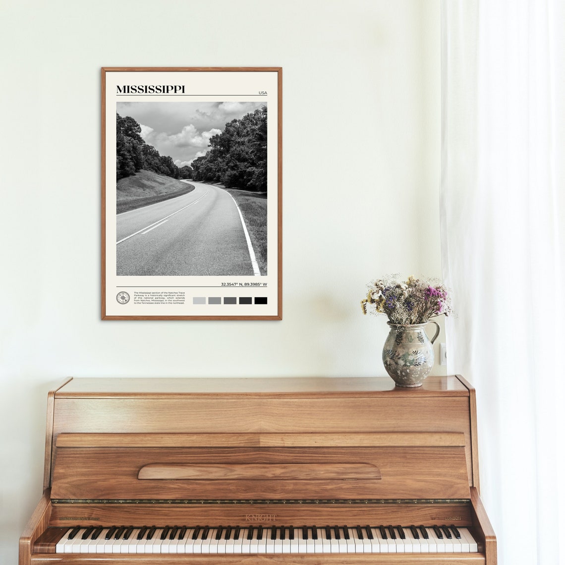 Black And White Mississippi Print Mississippi Art Mississippi Poster Mississippi Photo Mississippi Poster Print Mississippi Decor - Image 2