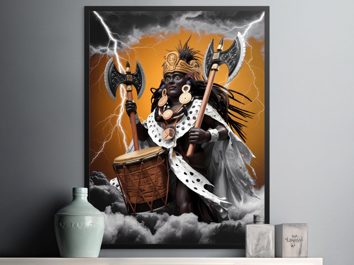 Cuban Santeria, Yoruba Spiritual Art Print - Image 2