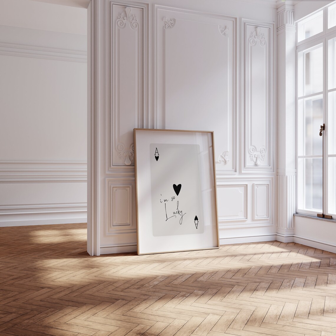 Lucky Girl Syndrome Ace of Hearts Art Print - Image 2