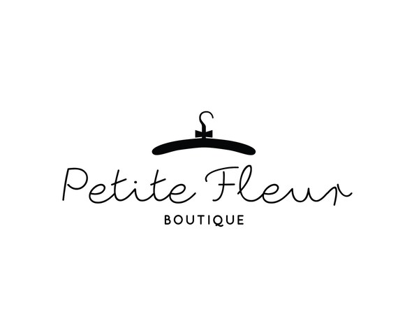 Premade Logo Design Hanger Logo Clothes Boutique Fashion Logo Simple Logo Signature Logo Kids Boutique Logo Baby Boutique Logo Children Logo