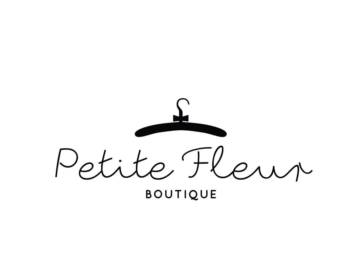 Premade Logo Design Hanger Logo Clothes Boutique Fashion Logo Simple Logo Signature Logo Kids Boutique Logo Baby Boutique Logo Children Logo