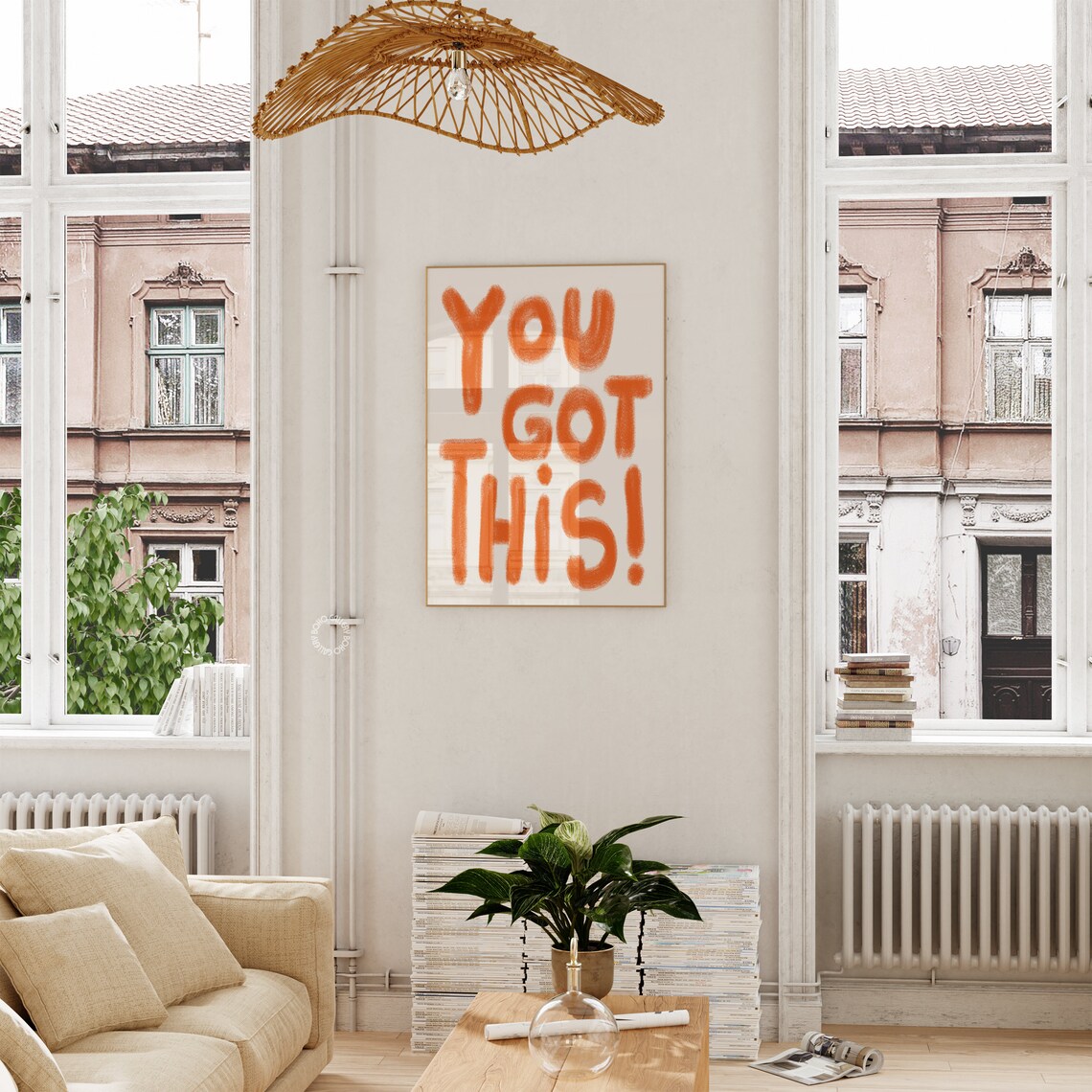 You Got This Quote Poster, Inspirational Typography - Image 2
