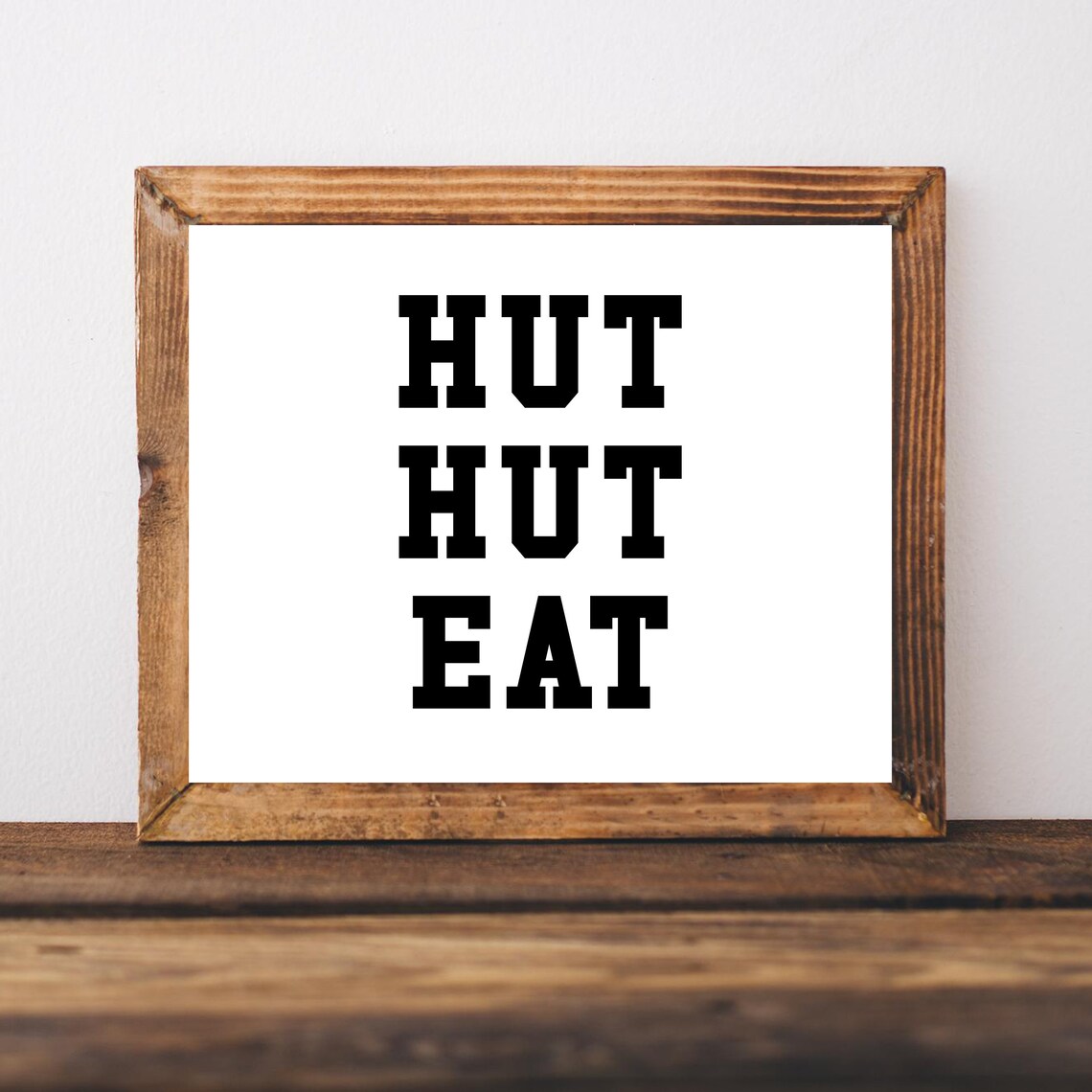 Football Party Supplies Food Table Signs Tailgate Decor Fun Art Print
