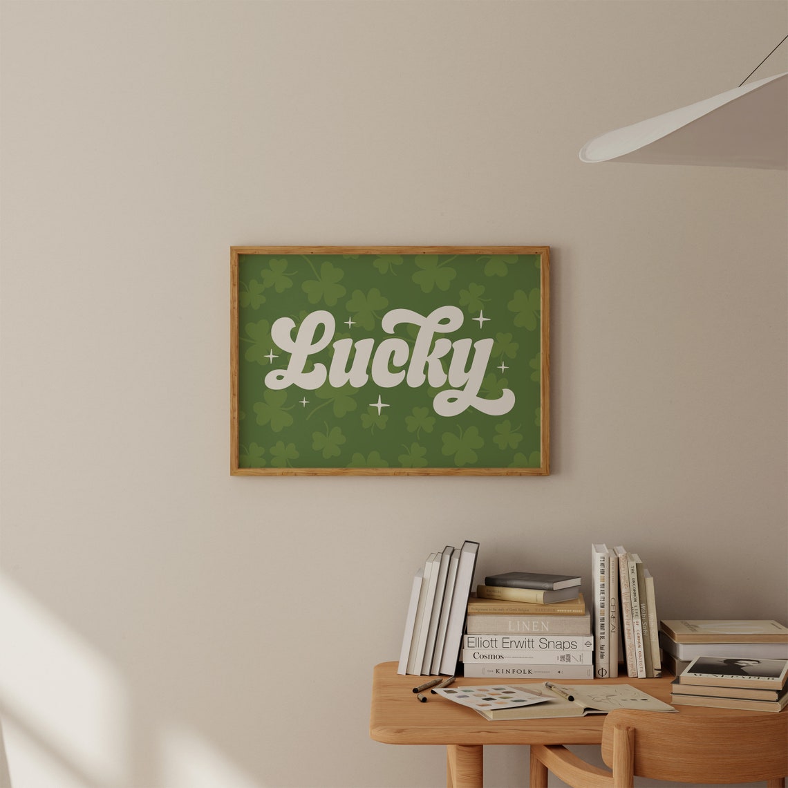 Lucky Print St Patricks Day Print Cute St Patricks Decor Shamrock Prints St Paddys Wall Art Digital Download - Image 3