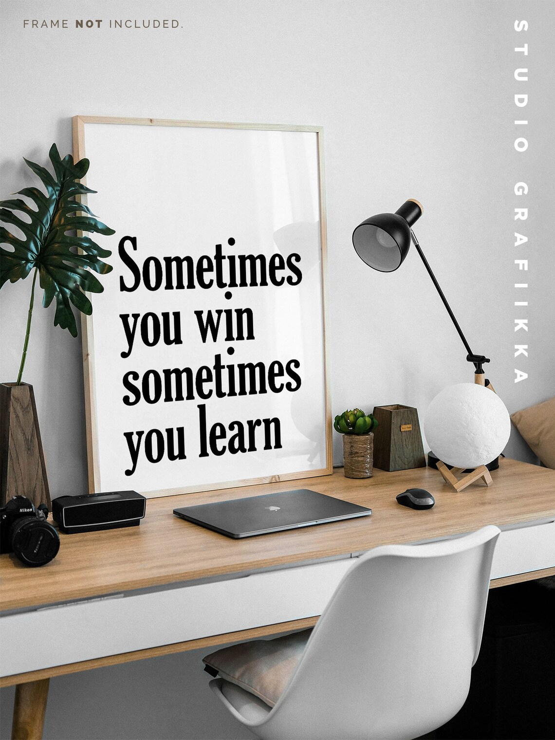 Sometimes You Win Sometimes You Learn Motivational Quote - Image 2