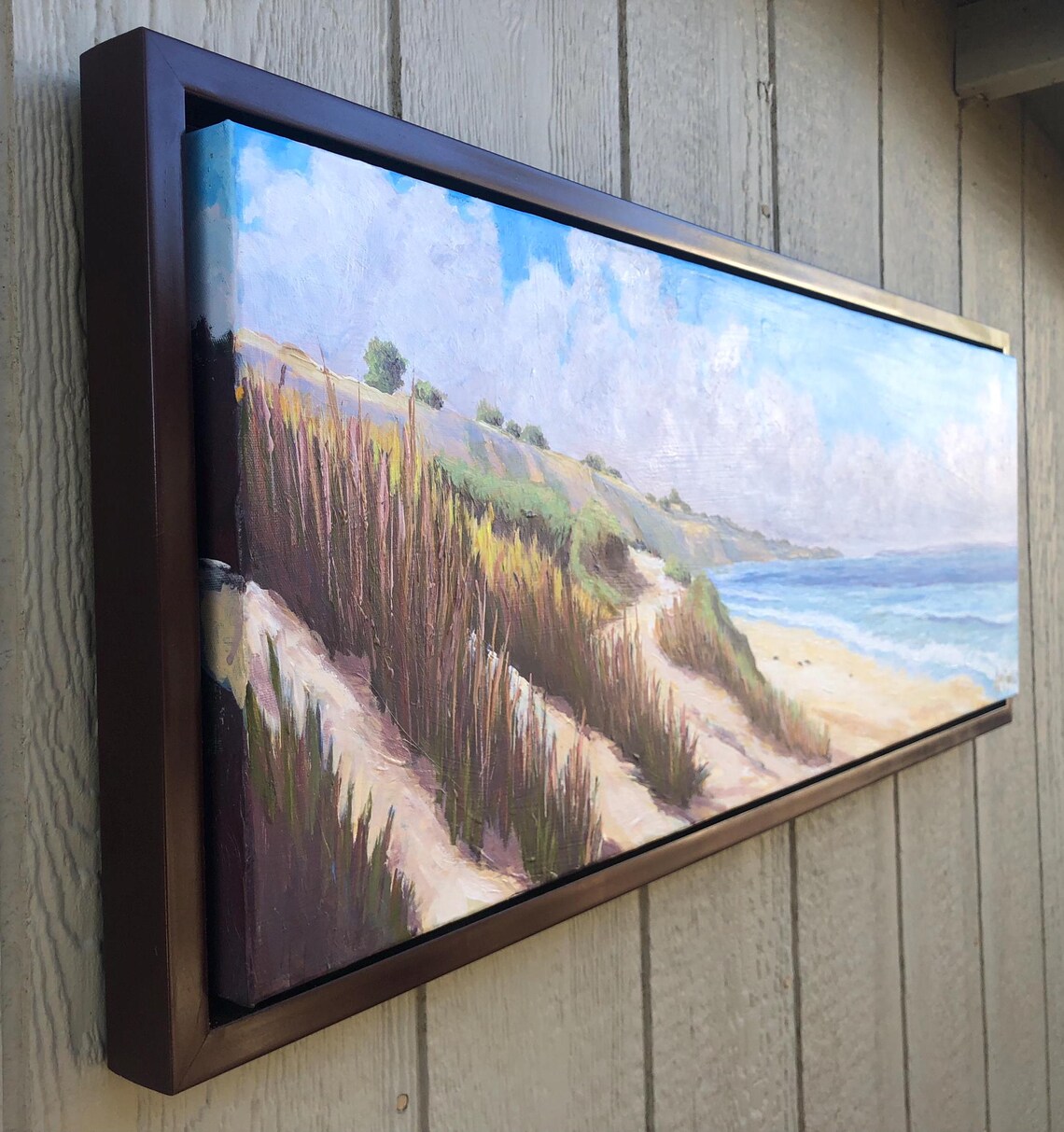 Santa Barbara Beach Dunes Grassy Path Ocean View Travel Poster - Image 4