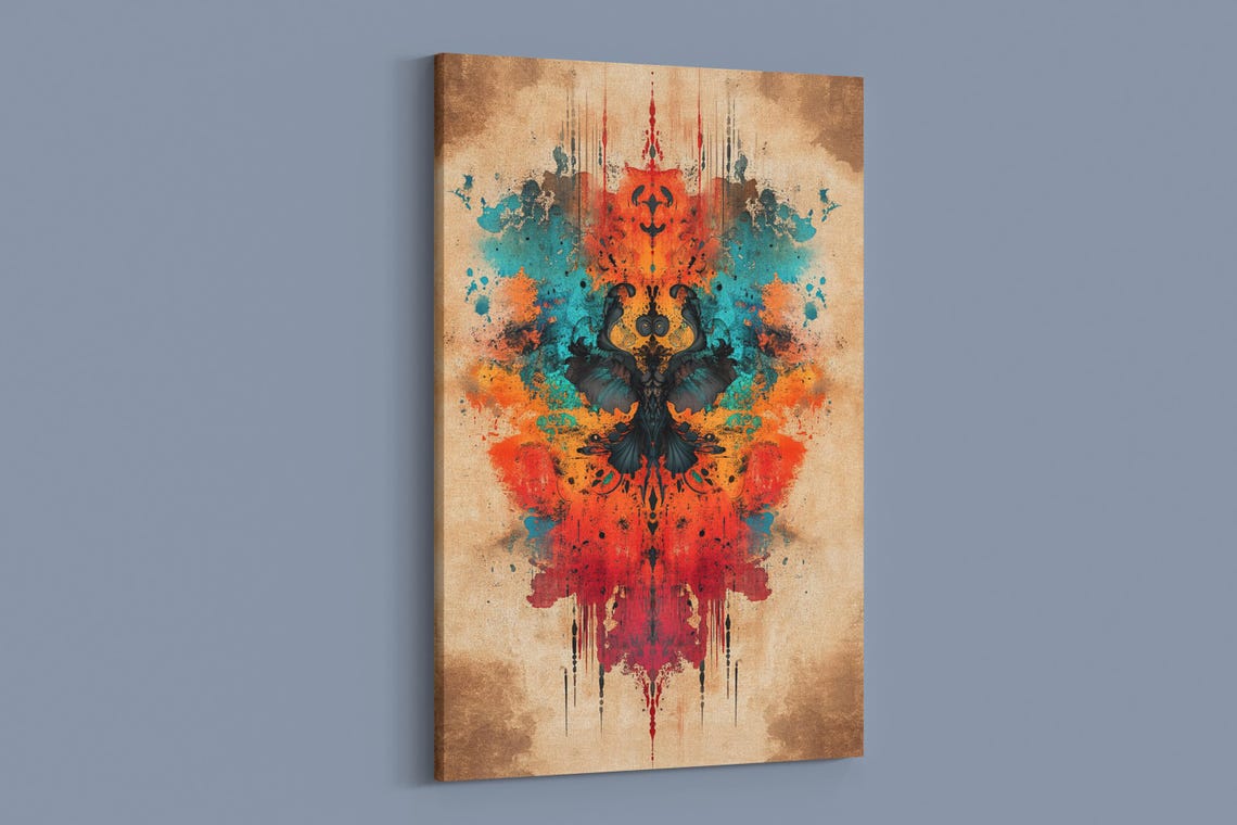 Vibrant Chaos Design Poster - Image 2