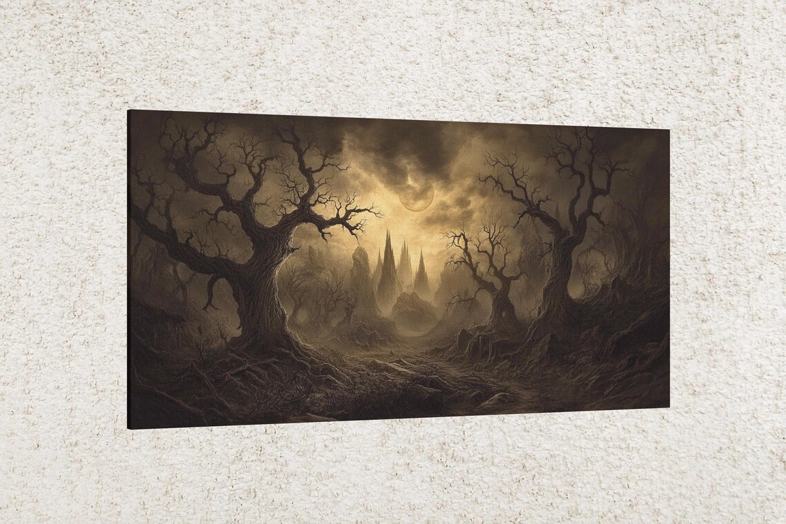 Witch's Garden Fantasy Art Print - Image 2