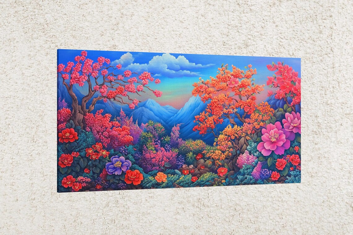 Blossom Serenity, Floral Spring Wall Art - Image 2