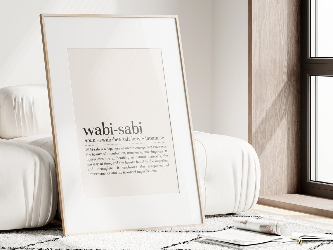 Wabi Sabi Japanese Definition Minimalist Philosophy Art Poster - Image 2