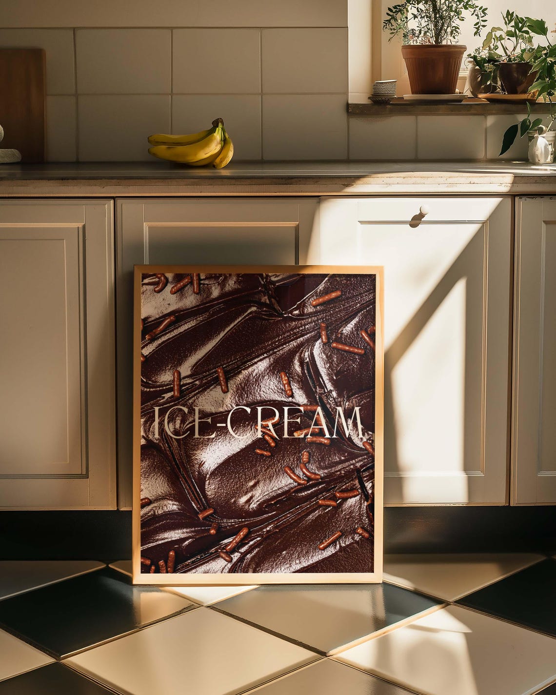 Chocolate Sprinkle Ice Cream, Kitchen Wall Art - Image 3