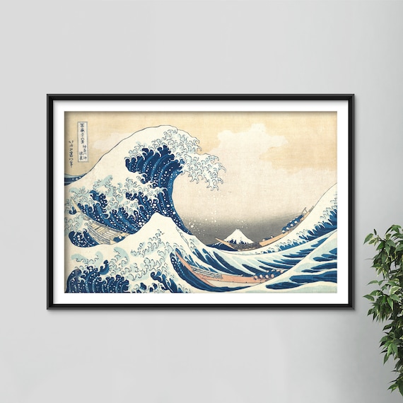 Japanese Wave Painting Japan Classic Painting Photo Poster Print Art Gift Hokusai The Great Wave Off Kanagawa 1832