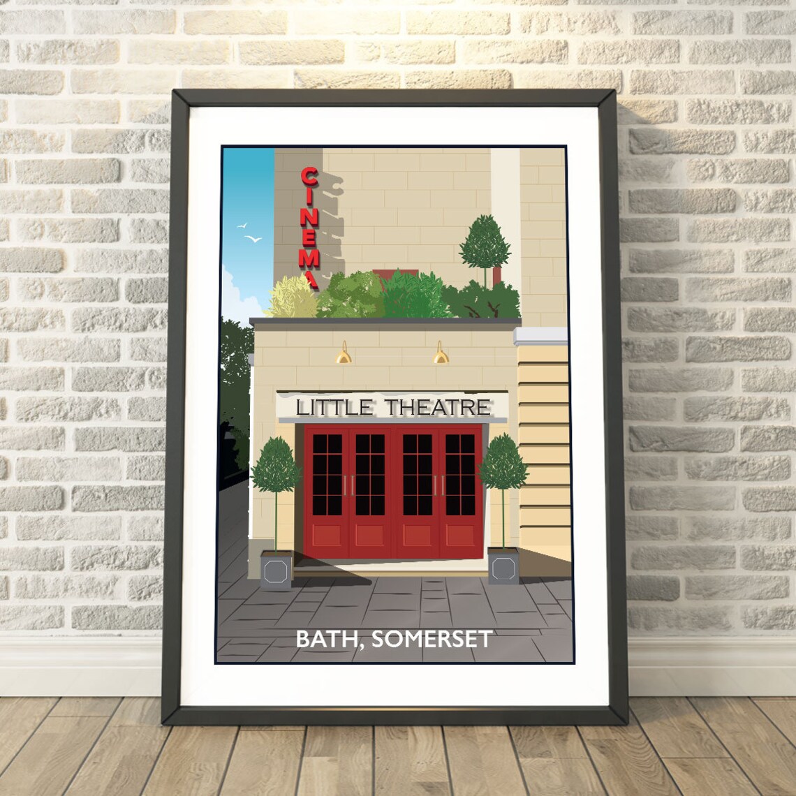 Little Theatre Cinema, Bath Somerset Travel Poster