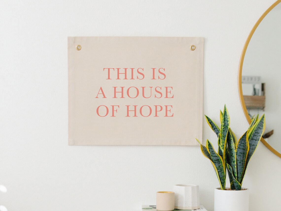 Custom Bible Verse Banner Christian Scripture Wall Flag - Image 2