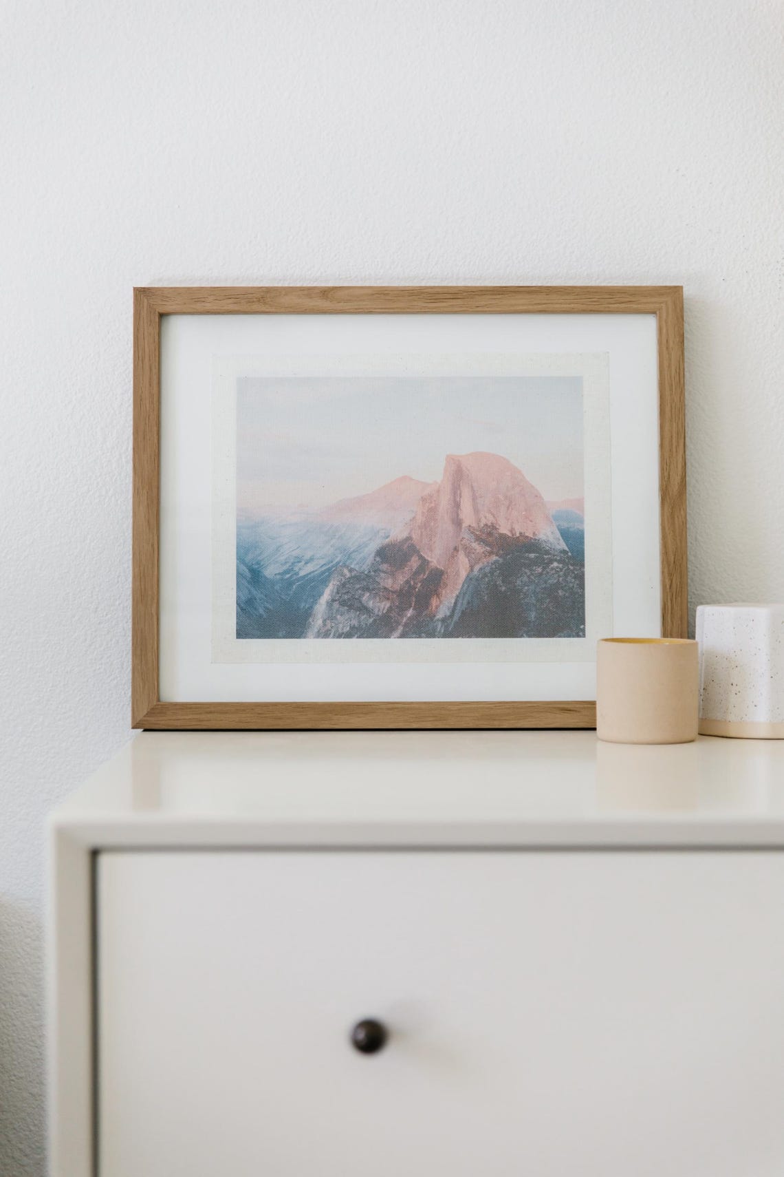 Yosemite Half Dome Sunrise Fine Art Photography Print for Bedroom Wall