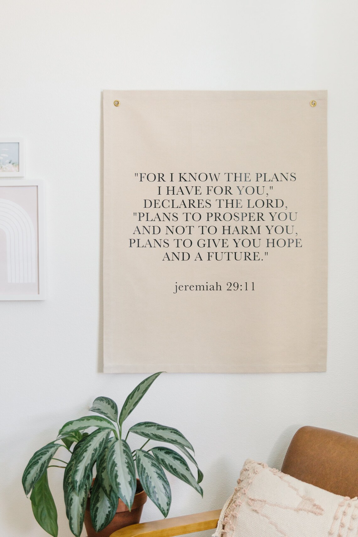 Custom Bible Verse Banner Christian Scripture Wall Flag - Image 3