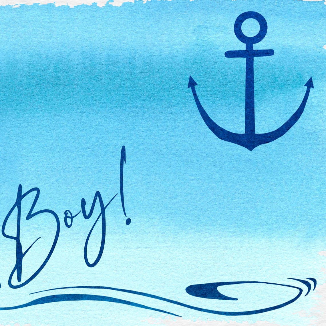 Boy Baby Shower Frame Tv Art Ahoy Its A Boy Blue Baby Shower Party Tv Decor Nautical Baby Shower Tv Picture Art For Tv - Image 2