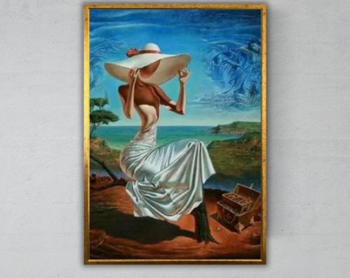 Surrealism Art, Abstract Modern Wall Decor