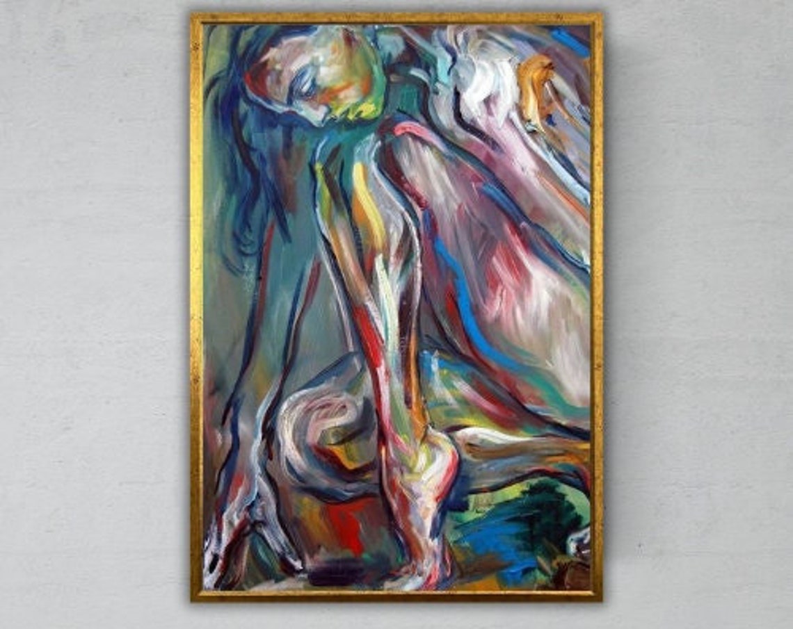 Nude Female Body Art, Erotic Wall Decor