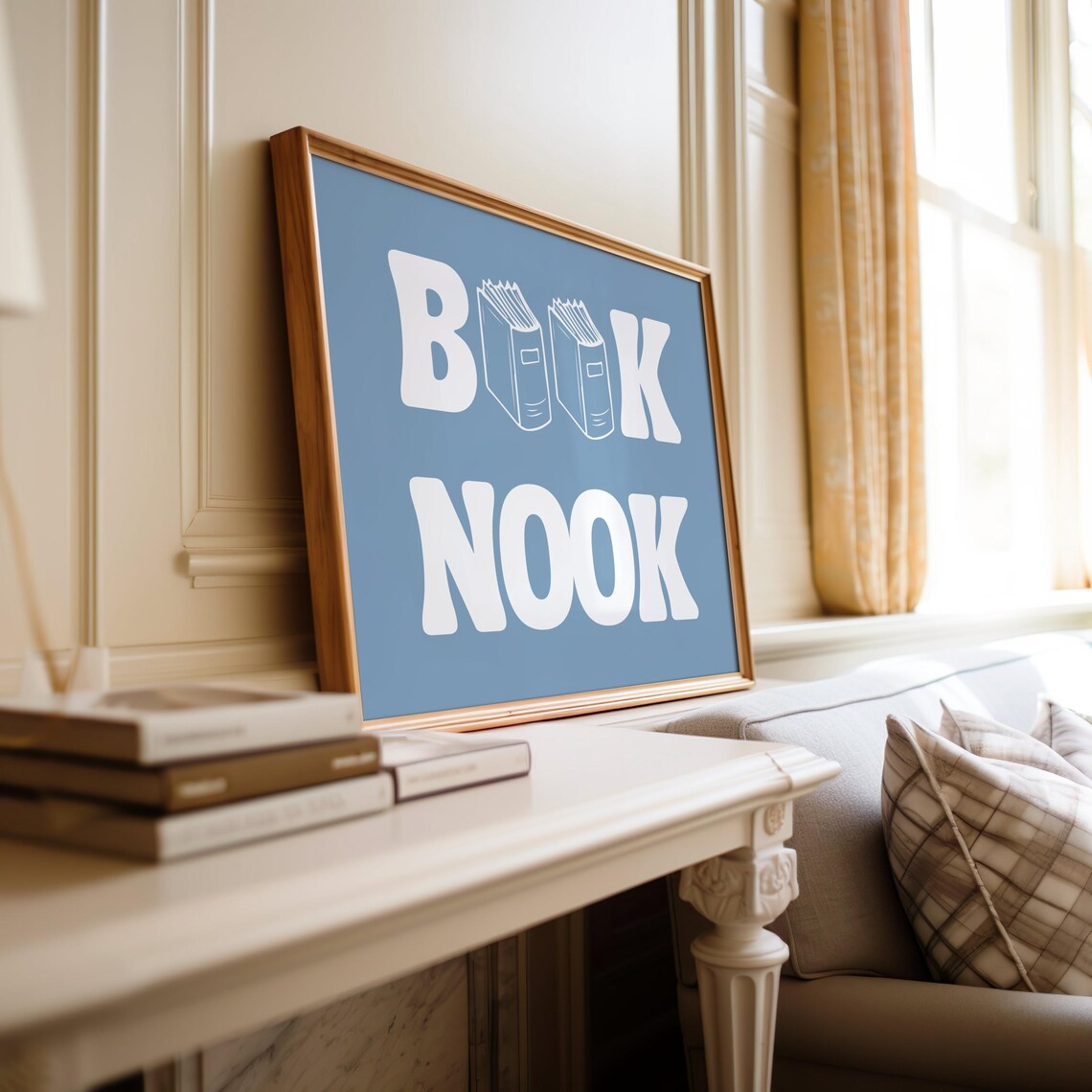 Book Nook Reading Nook Art Print for Book Lovers - Image 4
