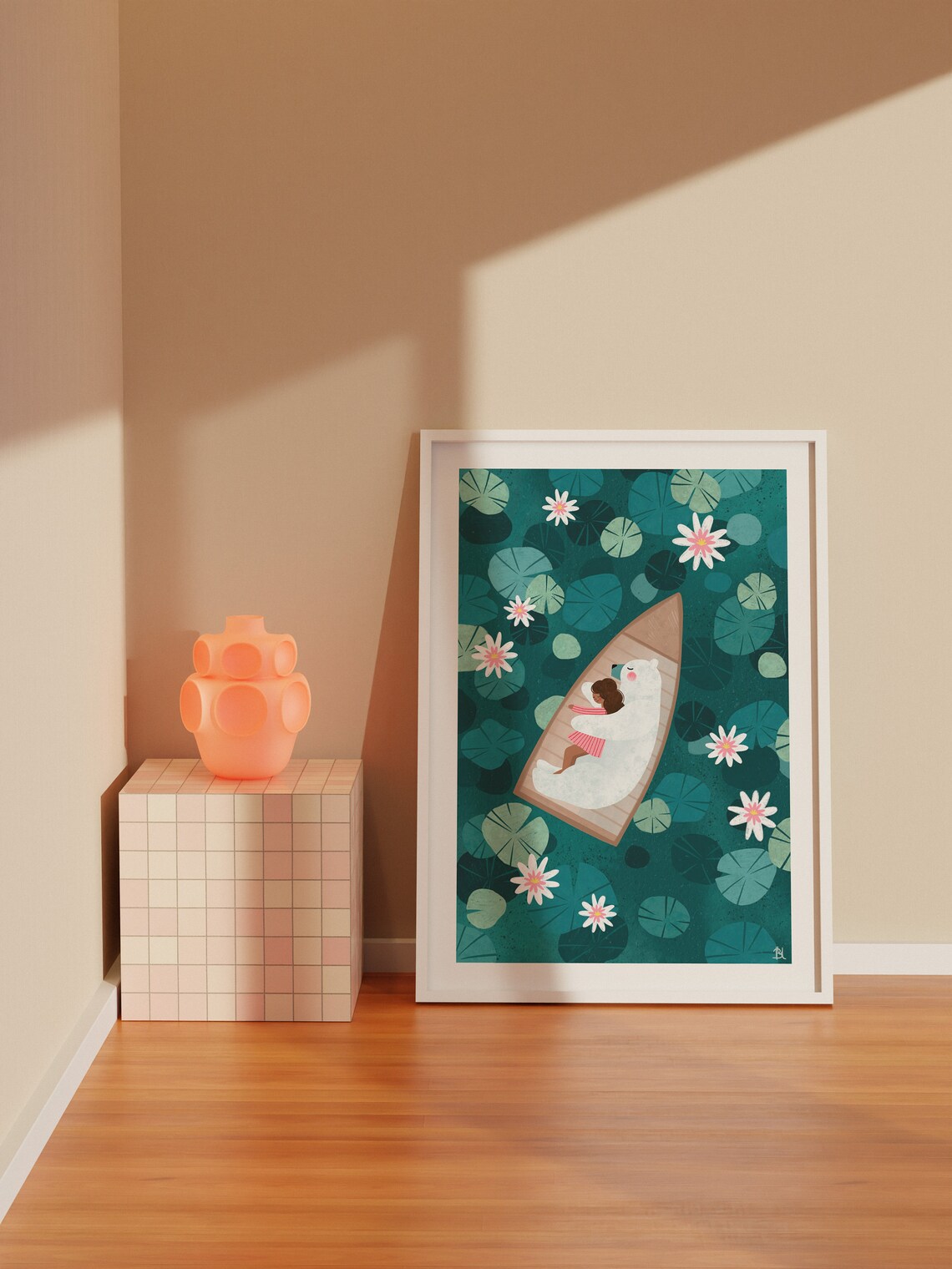 Boat Trip Children Art Print, Boho Nursery Decor - Image 4