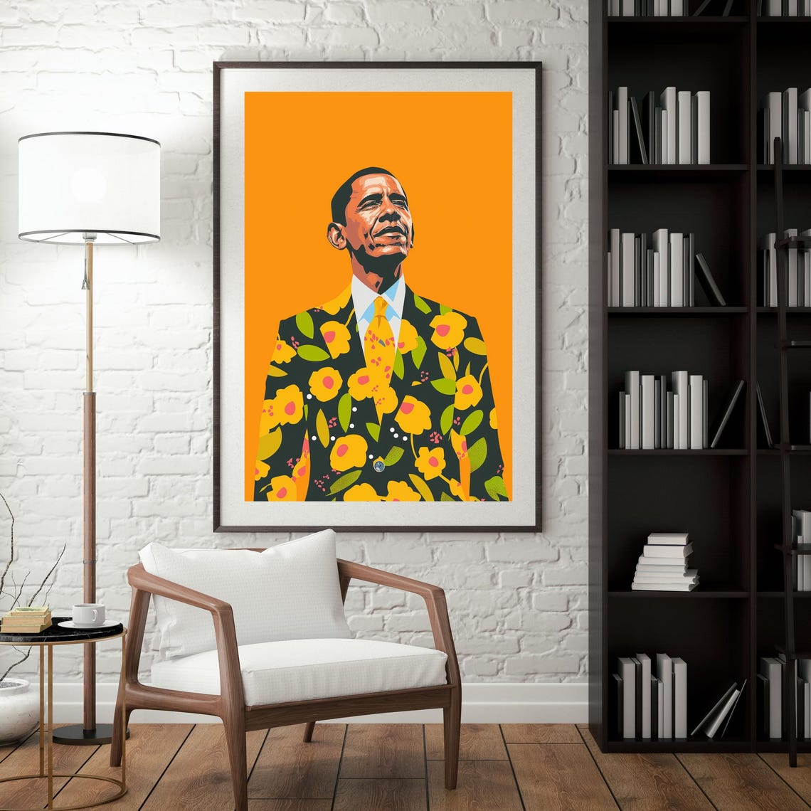 Barack Barack Obama Illustration Barack Obama Portrait Art Print Political Art Obama Print Inspirational Art Fashion - Image 2