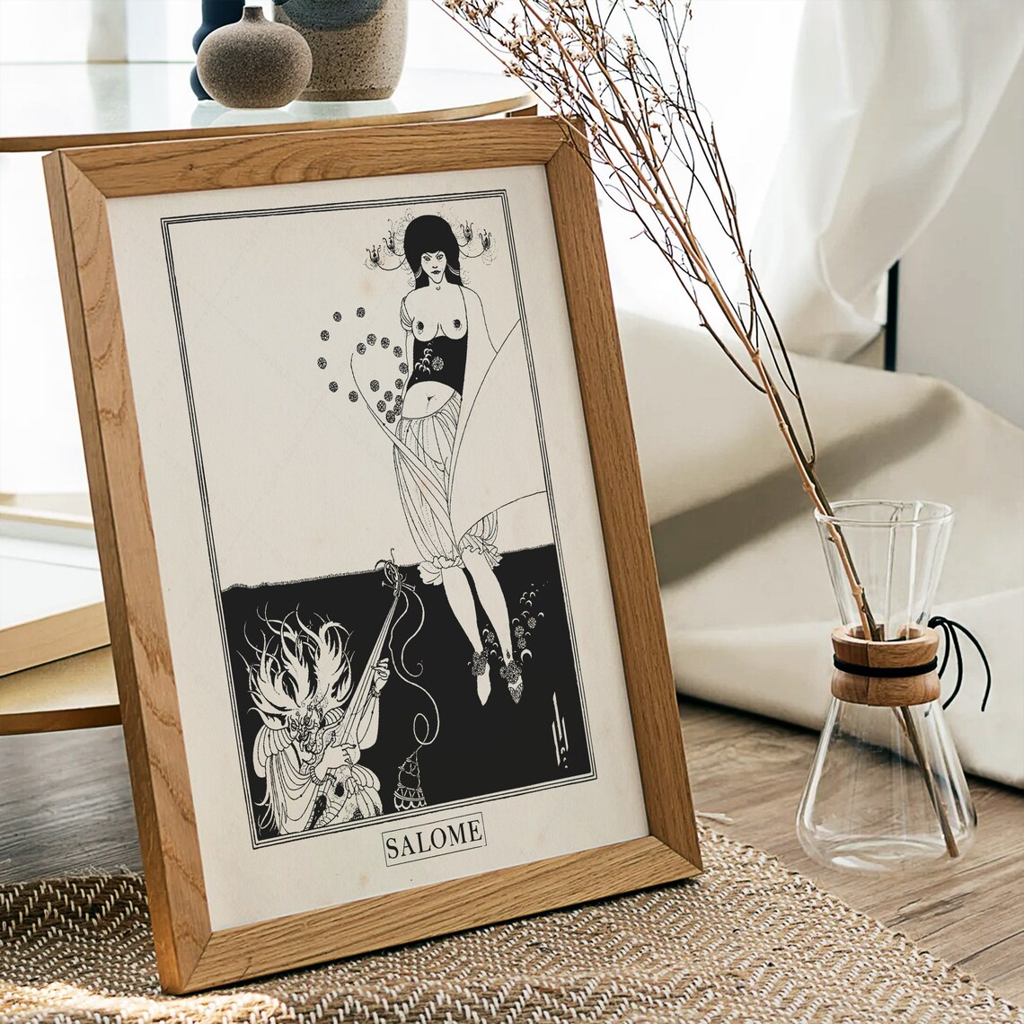 Salome by Oscar Wilde, Aubrey Beardsley Art Print - Image 4