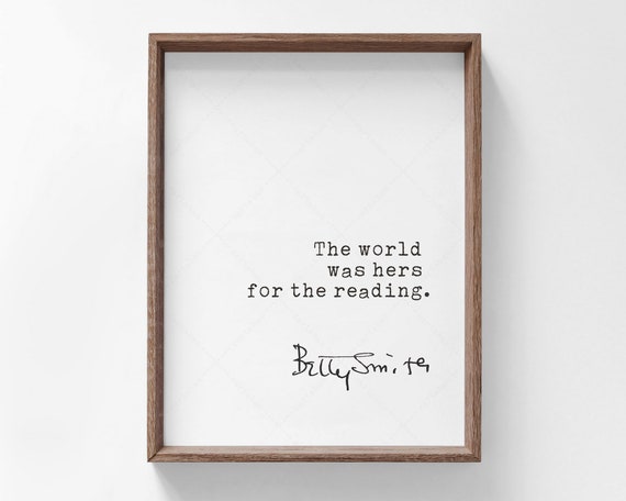 Betty Smith Quote Book Lovers Gifts A Tree Grows In Brooklyn Gifts For Women
