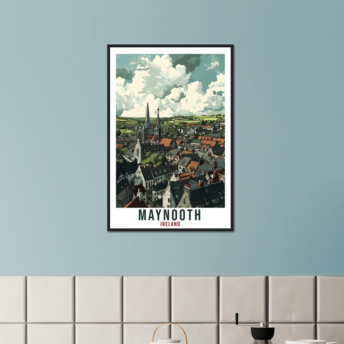 Maynooth Travel Poster, Ireland Wall Art - Image 2