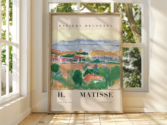 H Matisse Ecole de Paris 1890 Fauvist Landscape Papiers Poster