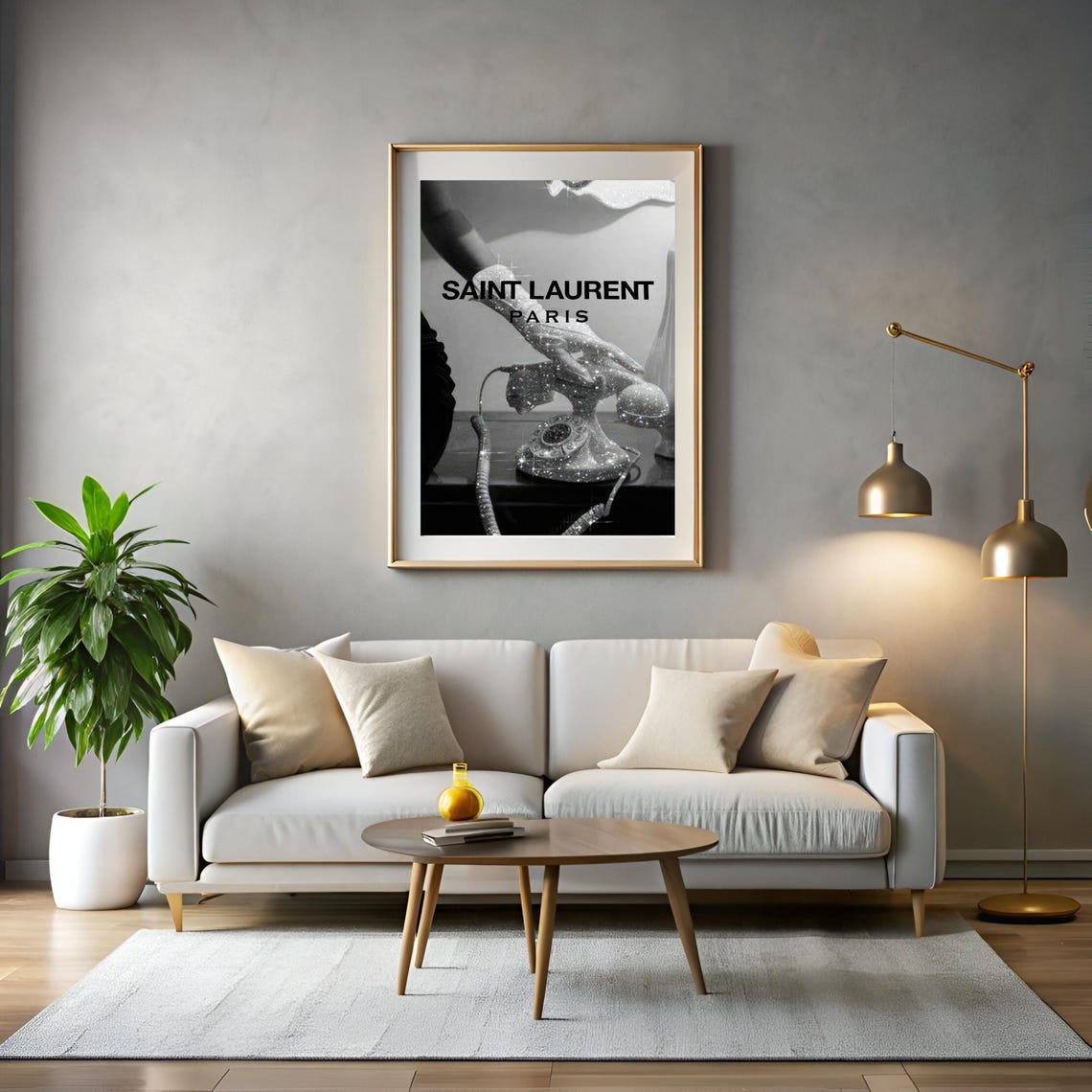 Black And White Vintage Telephone Fashion Photography Home Decor Art Feminist Poster Girl Room Decor - Image 2