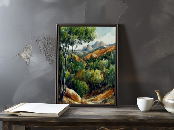 Paul Cezanne Inspired Impressionist Art Print Captivating French Landscape And Maritime Poster Still Life Prints Wall Decor