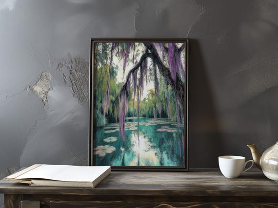 Claude Monet Poster Water Lilies Impressionist Gallery Print Lily Art Home Decor Impressionism Prints