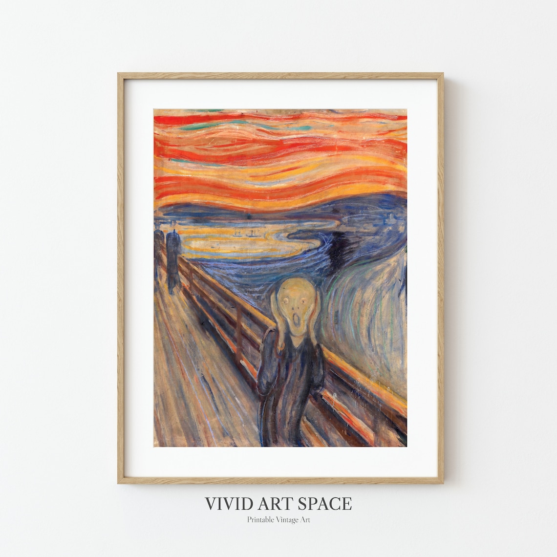 The Scream by Edvard Munch, Expressionist Art Print - Image 3