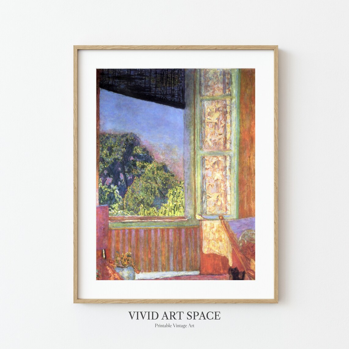 The Open Window by Pierre Bonnard, Art Print